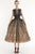 LOOK 19  - ROBE CRINOLINE EN CUIR  & DENTELLES EFFET "MARIE-ANTOINETTE"