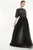 LOOK 23  - ROBE FLUIDE CUIR & TULLE